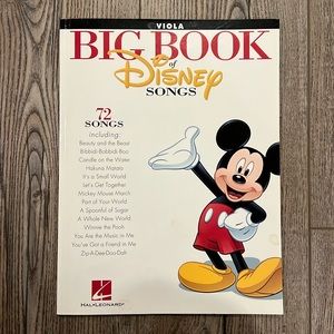 Viola Big Book of Disney Songs, 72 Songs sheet music